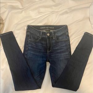 American eagle jeans.  Size 2